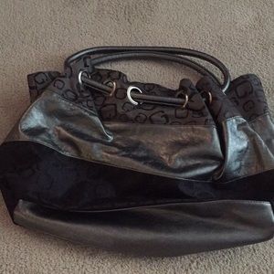 Purse - Silver/Black